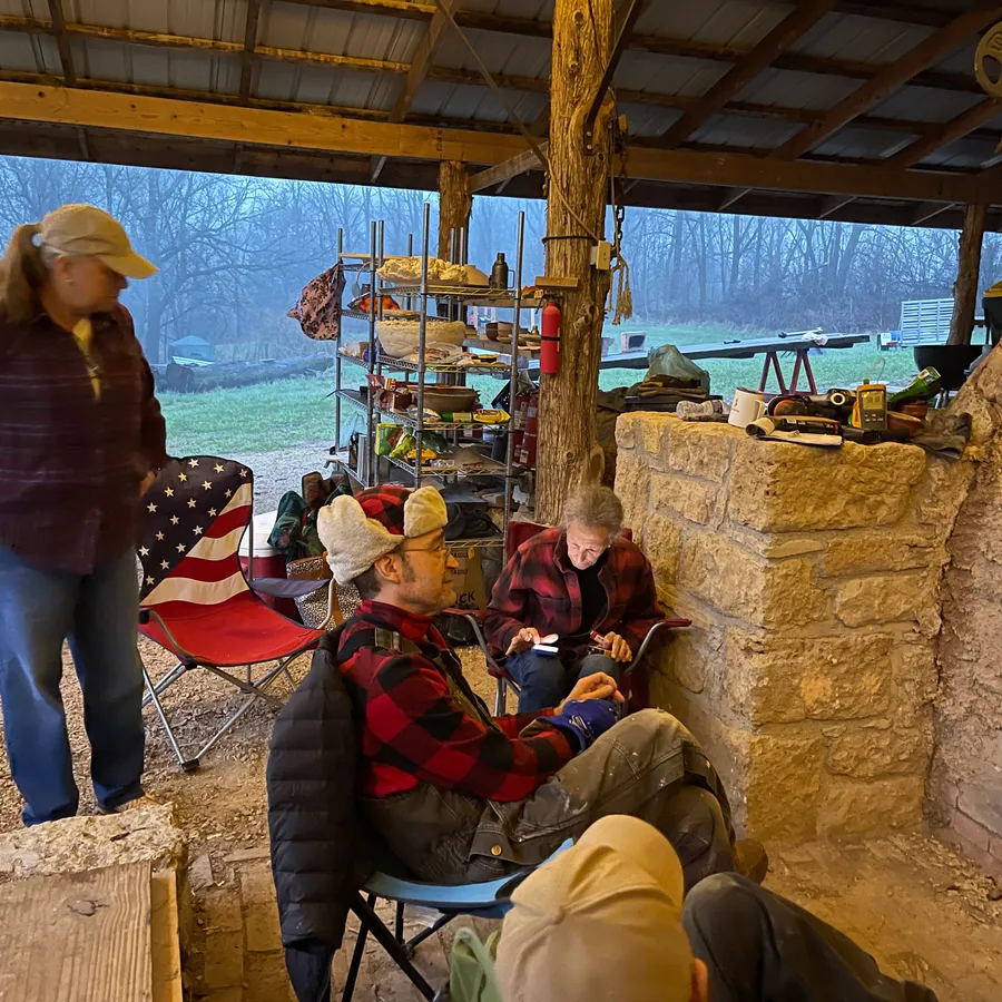Cassville Anagama firing participants in 2026