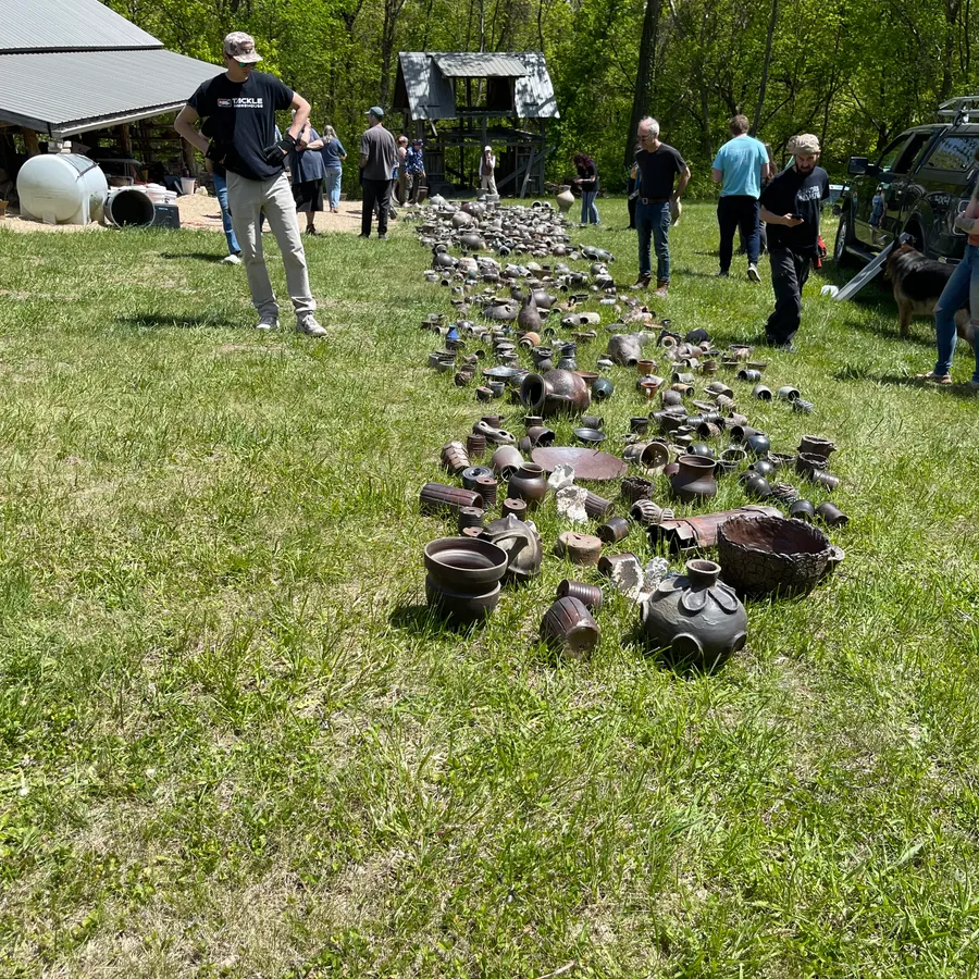 Cassville Anagama firing participants in 2026