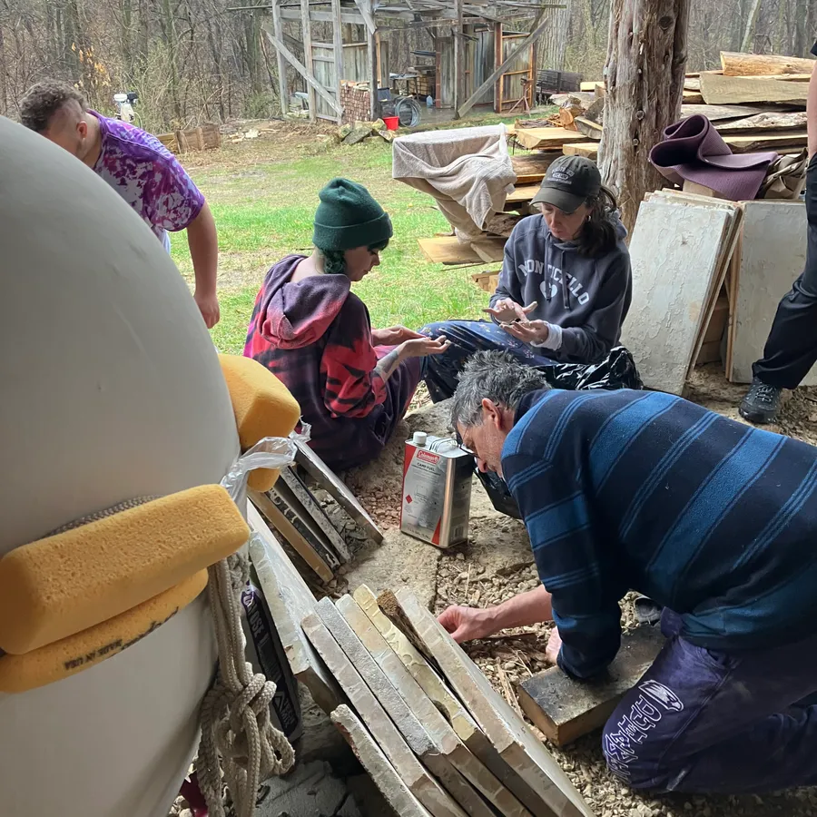 Cassville Anagama firing participants in 2026